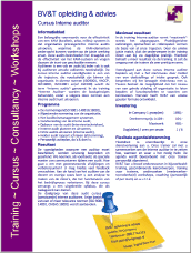 Vraag uw Training Brochure hier aan Auditvaardigheden ISO 9001:2015 